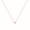 Le Collier Solitaire Or Blanc