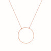 Le Collier Solitaire Or Rose