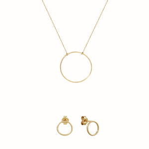 Yellow Gold Cercles set 