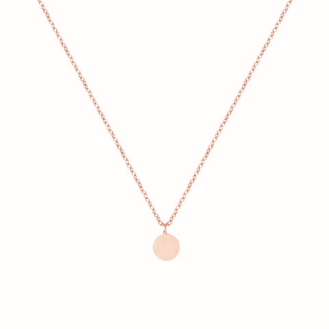 Yellow gold L'Horizontal necklace 