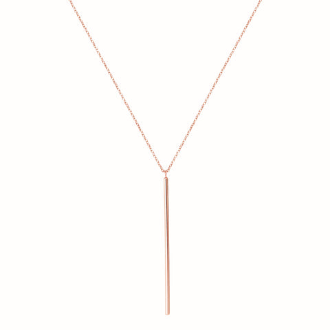 Rose Gold L'initial necklace