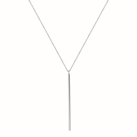 White Gold L'initial necklace 