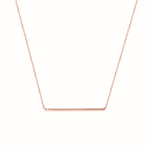 Rose Gold L'initial necklace