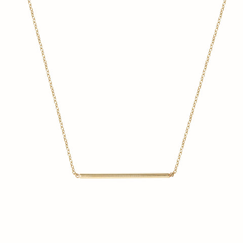 White gold L'Horizontal necklace 