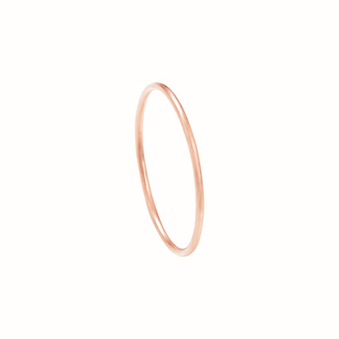 Rose Gold La Solitaire ring