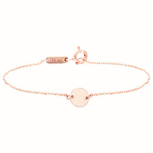 Le bracelet Initial Or Rose