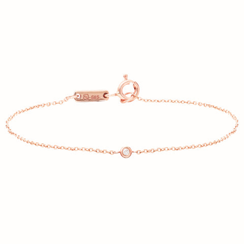 Rose Gold L'initial bracelet 