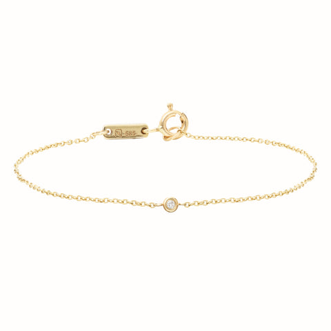 White Gold Le Solitaire bracelet 