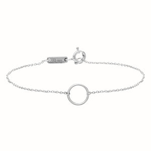 Le bracelet cercle en Or Blanc